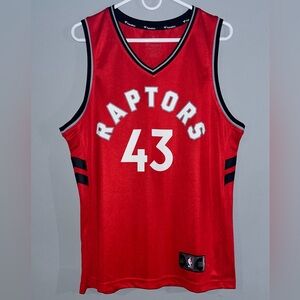Toronto Raptors Red #43 Pascal Siakam NBA Basketball Jersey NBA CHAMPIONS Medium
